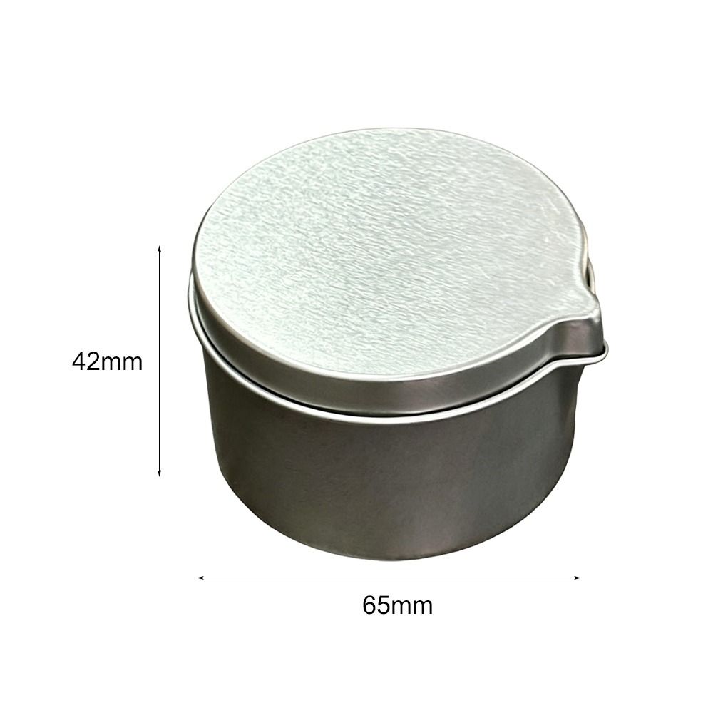 Black Tin Candle - Boîte à bougie en fer blanc