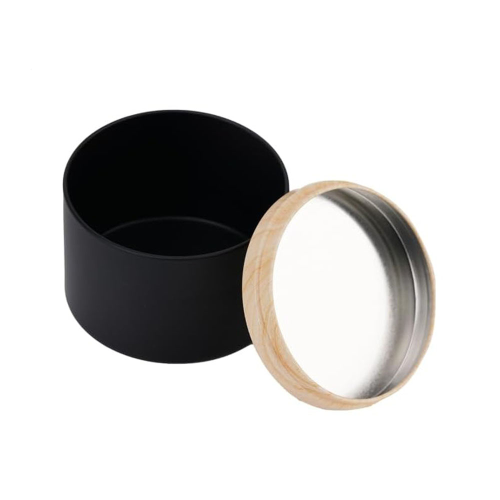 Pots de bougies noirs de 4oz,  - Black Tin Candle avis et prix