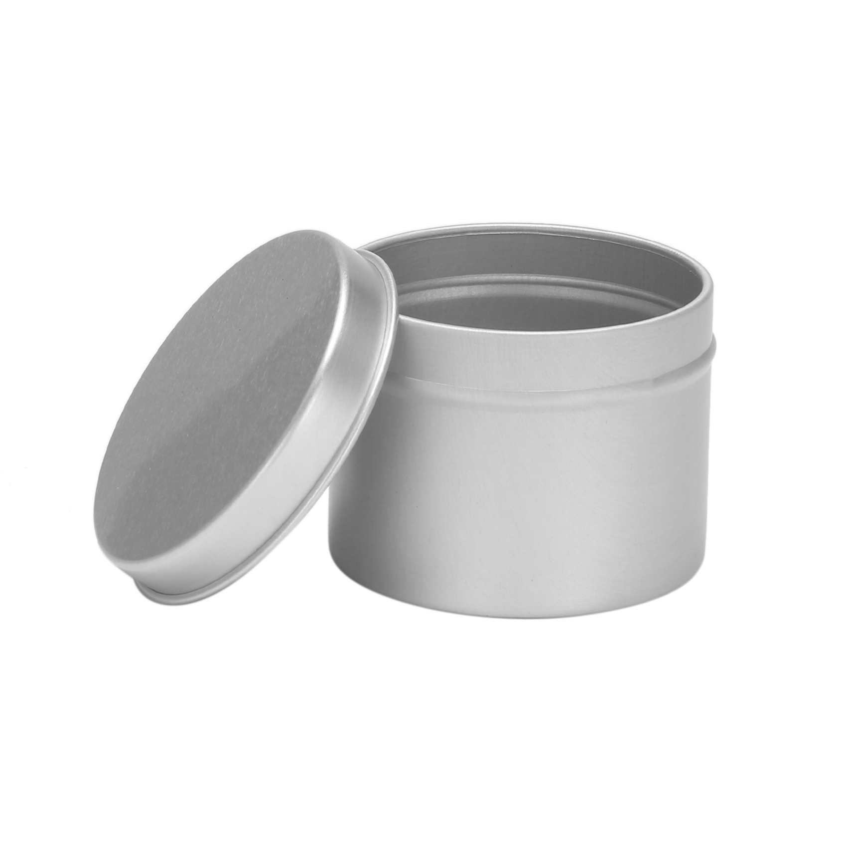 Lot de 48 boîtes rondes en mét - Black Tin Candle avis et prix