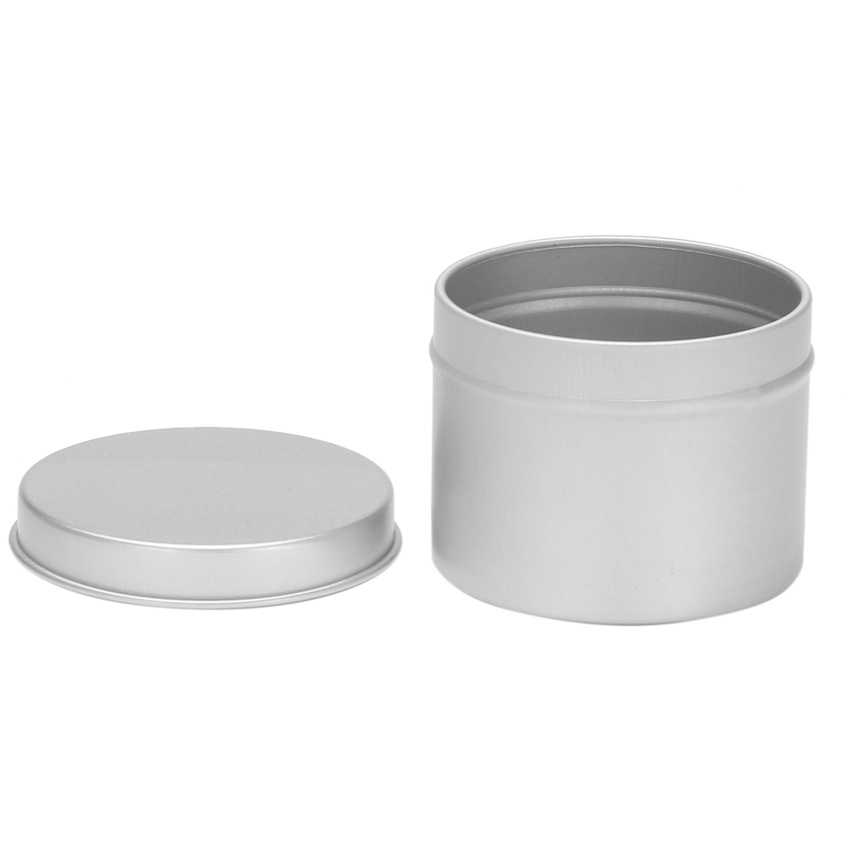Lot de 48 boîtes rondes en mét - Black Tin Candle avis et prix