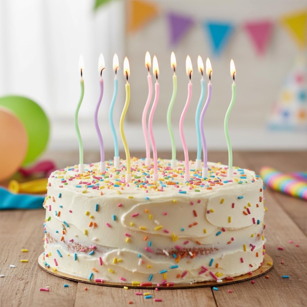 Ensemble de 12 bougies d'anniv - Candle Holder Supplies avis et prix