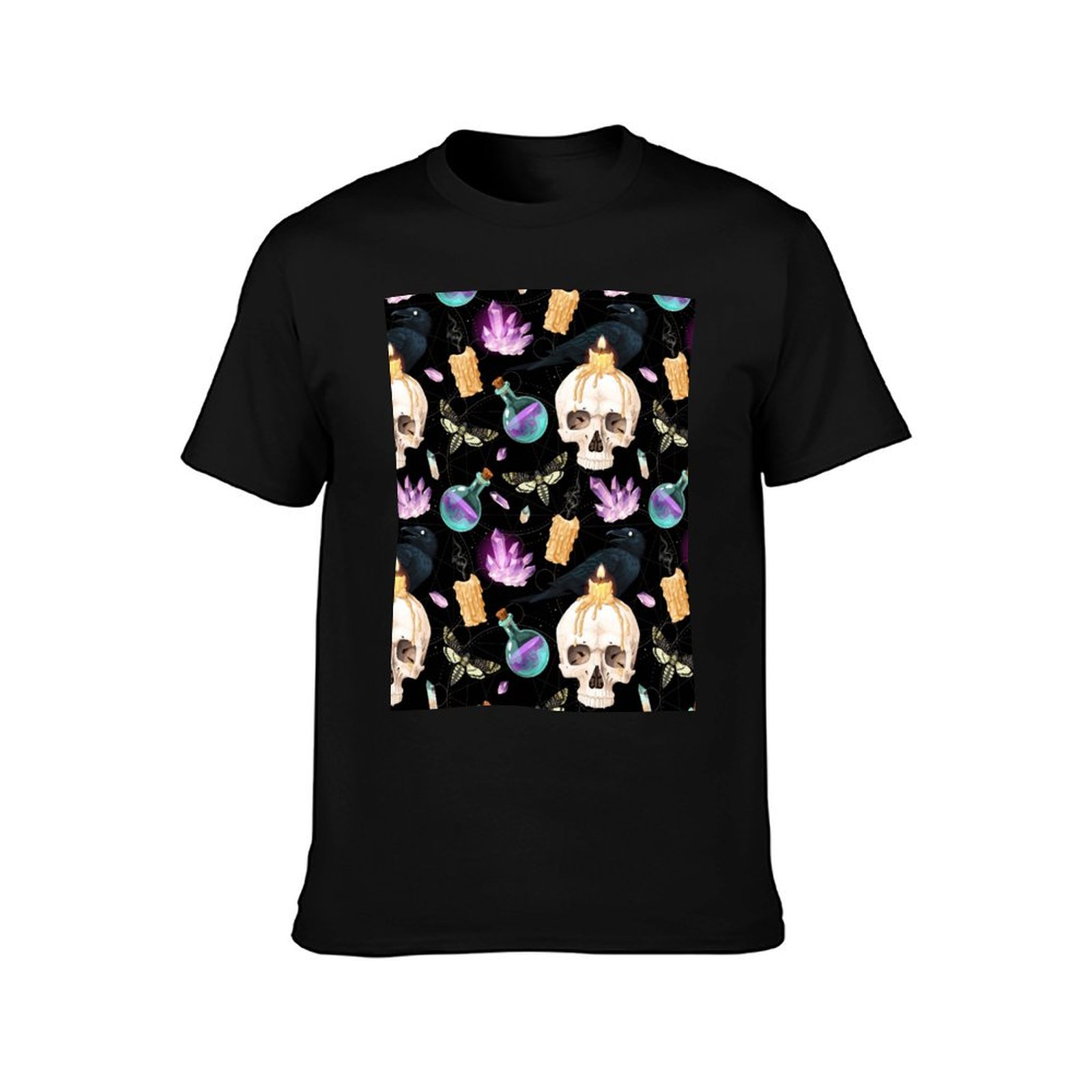 T-shirt à motifs gothiques : c - Black Tin Candle avis et prix