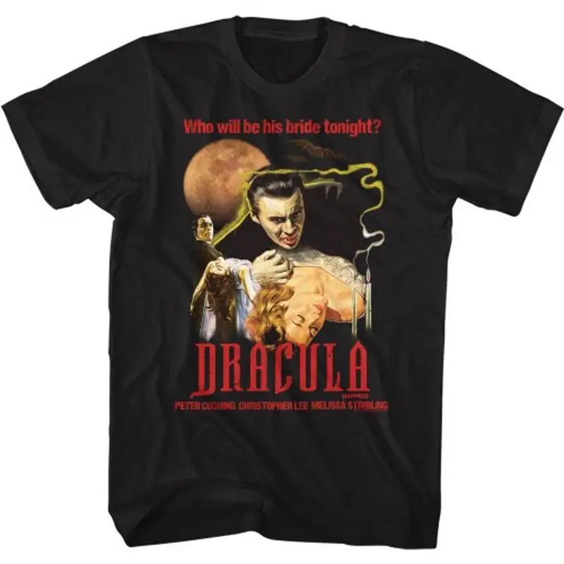 T-shirt noir Hammer Horror Dra - Black Tin Candle avis et prix