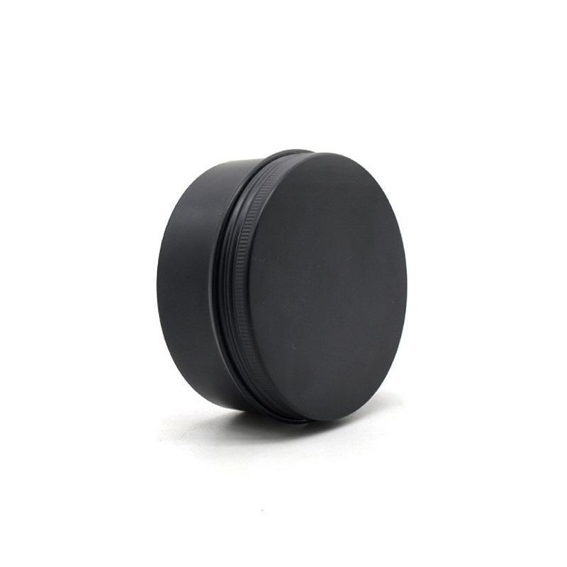 Boîte ronde vide noire en alum - Black Tin Candle avis et prix