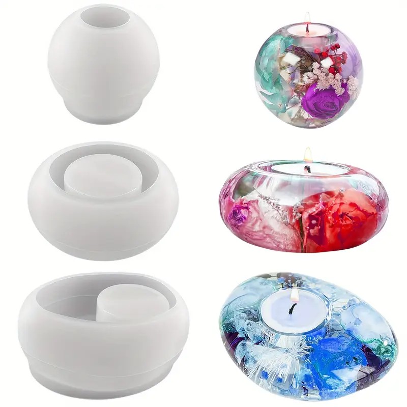 Moule en résine de Silicone de - Candle Holder Supplies avis et prix