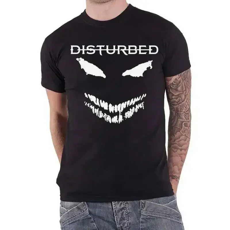 T-shirt Disturbed, visage effr - Black Tin Candle avis et prix
