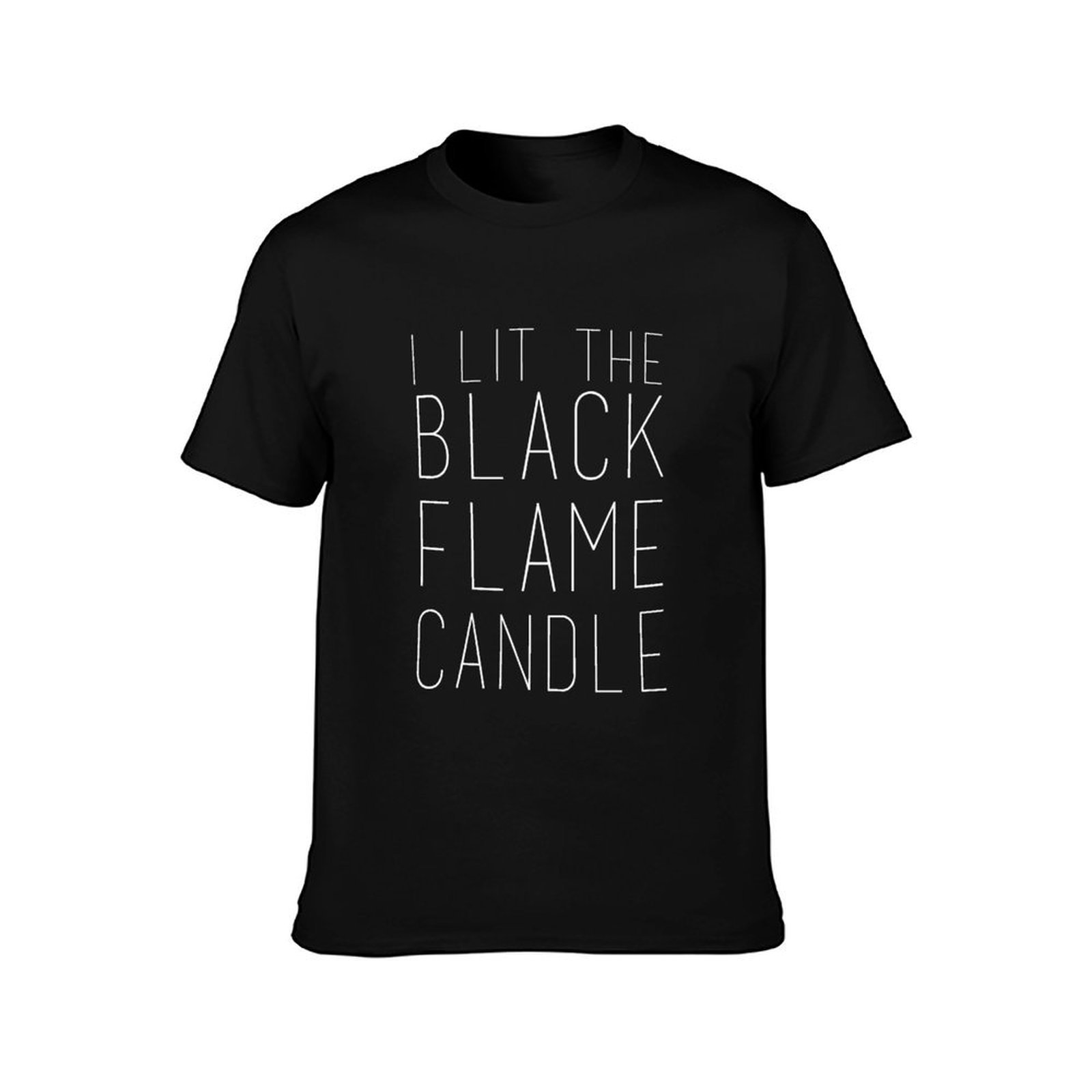 T-shirt Black Flame Candle (bl - Black Tin Candle avis et prix