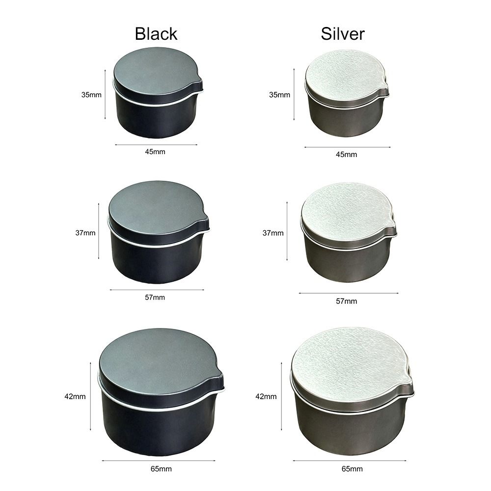 Boîte à bougie en fer blanc no - Black Tin Candle avis et prix